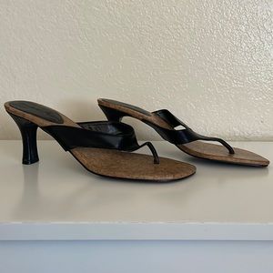 Black Low Heels.  Size 6.  Charlotte Russe Brand.